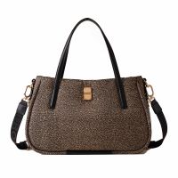 Borbonese borsa shopping cahier medium in nylon da donna