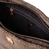 Borbonese borsa shopping cahier medium in nylon da donna