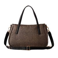 Borbonese borsa shopping cahier medium in nylon da donna