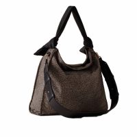 Borbonese hobo lover large in tessuto riciclato op da donna