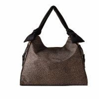Borbonese hobo lover large in tessuto riciclato op da donna
