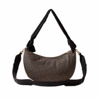Borbonese hobo lover medium in tessuto riciclato op da donna
