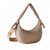 Borbonese hobo lover medium in tessuto riciclato op da donna
