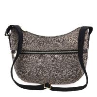 Borbonese luna bag small in nylon op riciclato e pelle da donna