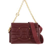 Borbonese mini borsa cross over trifolder in pelle  da donna