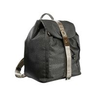Borbonese zaino fold medium in nylon da donna