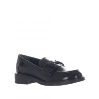 Bruglia milano mocassino in pelle con morsetto da donna