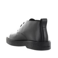 Calvin klein polacchino text rubber in pelle  da uomo
