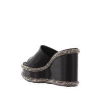 Casadei zeppa stratosphere in satin con cristalli da donna