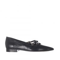 Cecconello ballerina a punta in pelle da donna