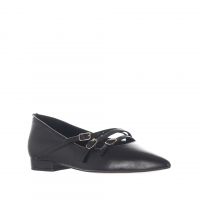 Cecconello ballerina a punta in pelle da donna