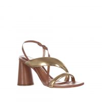Cecconello sandalo in pelle con fasce imbottite da donna