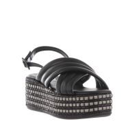 Chiara pasquini sandalo in pelle con strass da donna