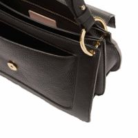 Coccinelle borsa a mano c-me medium in pelle con grana  da donna