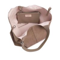 Coccinelle borsa a spalla c-easy in camoscio da donna