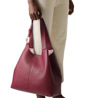 Coccinelle borsa a spalla c-easy in pelle  con grana da donna