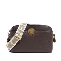 Coccinelle liya medium in pelle con tracolla a nastro da donna