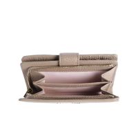 Coccinelle portafoglio metallic soft medium da donna