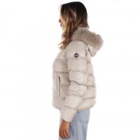 Colmar piumino collo alto e pelliccia sintetica da donna