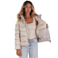 Colmar piumino collo alto e pelliccia sintetica da donna