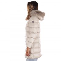 Colmar piumino lungo con pelliccia sintetica da donna