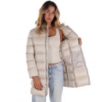 Colmar piumino lungo con pelliccia sintetica da donna