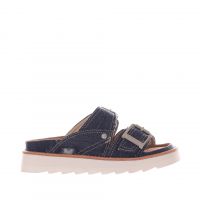 Colors of california sandalo platform in denim  da donna
