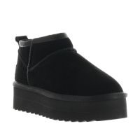 Colors of california stivaletto platform winter boot in camoscio da donna