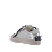 Crime london sneaker sk8 deluxe in pelle con glitter da donna