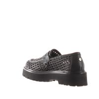 Cult mocassino slash 4219 in pelle intrecciata da donna