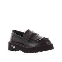 Cult mocassino slash 4352 in pelle con frangia da donna