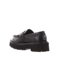 Cult mocassino slash 4352 in pelle con frangia da donna