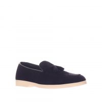 Doucal's mocassino tassel adler in camoscio da uomo