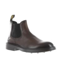 Doucal's stivaletto beatles in pelle anticata da uomo