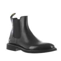 Doucal's stivaletto beatles in pelle semilucida da uomo