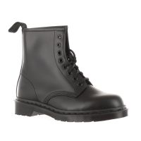 Dr. martens stivali stringati 1460 mono in pelle smooth da uomo