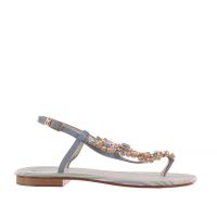 Emanuela caruso infradito vieste multicolor t10 in nappa da donna