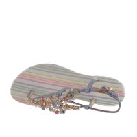 Emanuela caruso infradito vieste multicolor t10 in nappa da donna