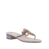 Emanuela caruso infradito vieste multicolor t25 in nappa da donna