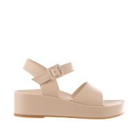 Equitare sandalo malva in nappa da donna