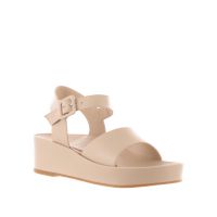 Equitare sandalo malva in nappa da donna