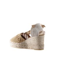 Espadrilles espadrilles valenciana arte in tessuto lurex da donna