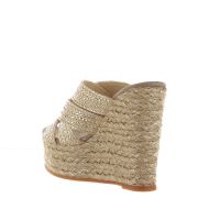 Espadrilles sabot nico trenzas in pelle  da donna
