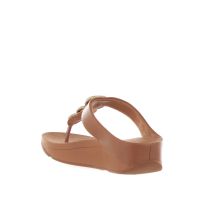 Fitflop sandalo infradito fino crystal in pelle da donna