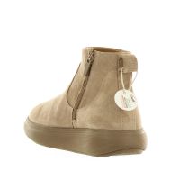 Fitflop stivaletto iq-comff in camoscio con zip da donna