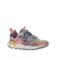Flower mountain sneaker yamano 3 in suede e nylon da donna