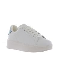Gaëlle paris sneaker addict con patch rubber in denim da uomo
