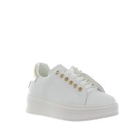 Gaëlle paris sneaker addict con tallone in ecopelle laminato da donna