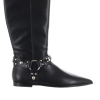 Gaudì stivale a punta flossy greedy in pelle da donna