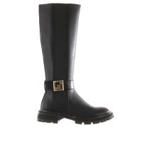 Gaudì stivale in pelle con gambale stretch da donna